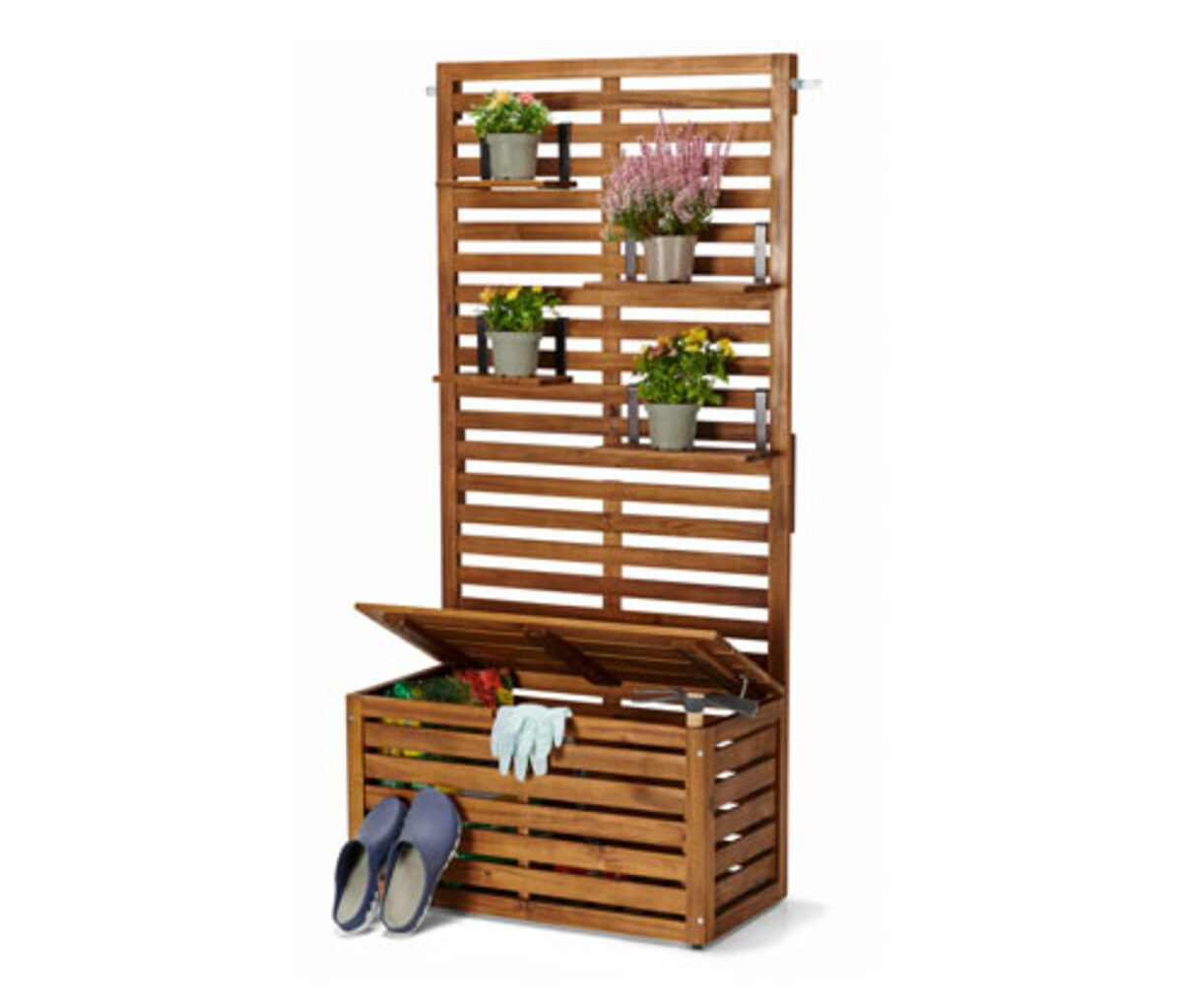 Bild 1 von Balkonsichtschutzbank mit Stauraum