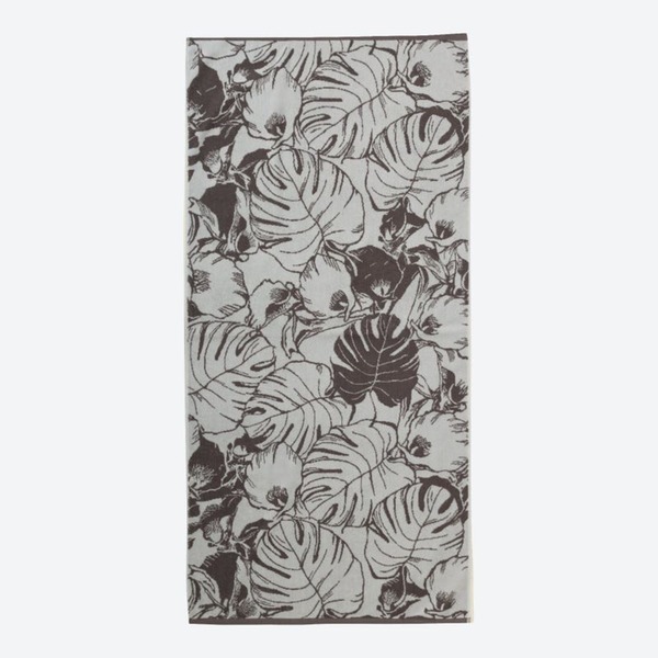 Bild 1 von Strandtuch mit Jacquard-Palmblatt-Muster, 80x170cm