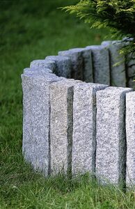 TrendLine Granit-Palisade 25 x 10 x 10 cm, grau