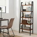 Bild 2 von *Aiibot Bücherregal »Regal, Bücherregal, Leiterregal, Standregalmit Metallrahmen«, Küchenregal mit 5 Ebenen, Aufbewahrungsregal,bodenstehender, für Wohnzimmer, Arbeitszimmer, Büro