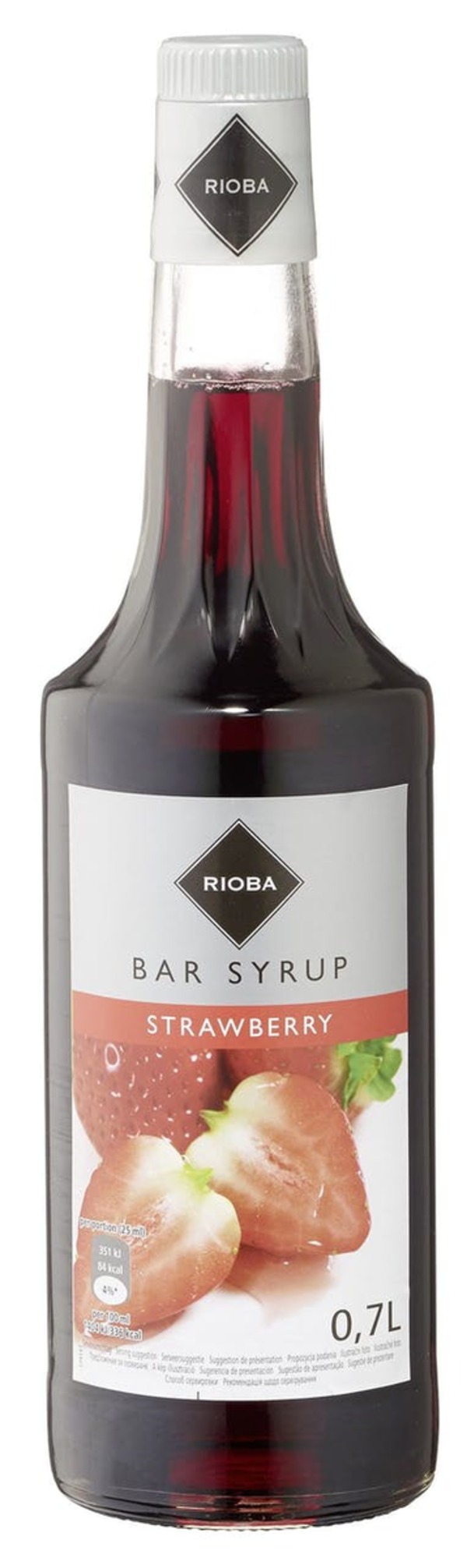 Bild 1 von RIOBA Erdbeer Syrup (700 ml)