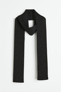 H&M Schal aus glitzerndem Strick Schwarz, Schals & Halstücher in Größe 205x10 cm. Farbe: Black