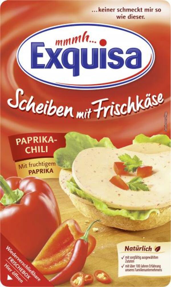 Bild 1 von Exquisa Scheiben mit Frischkäse Paprika-Chili