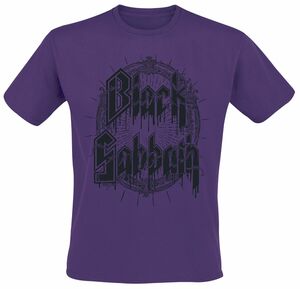 Black Sabbath Black Emblem T-Shirt purple