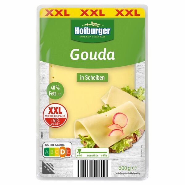 Bild 1 von HOFBURGER Gouda jung 600 g