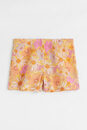 Bild 1 von H&M+ Shorts aus Leinenmix Orange/Klein geblümt in Größe XL. Farbe: Orange/small flowers