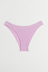 H&M Bikinihose Rosa/Glitzernd, Bikini-Unterteil in Größe 42. Farbe: Pink/glittery