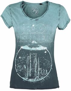 Foo Fighters Outer Calipo T-Shirt petrol