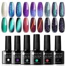 Bild 1 von UR SUGAR UV Nagellack Set Cat Magnetic Eye Gel, Chamäleon Glitzer Gel Nagellack, Thermo UV Gel Nagellack Shellac Set Glitter Holographisch Nagelgel Professionelles Starter Maniküre Geschenkset