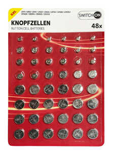 SWITCH ON® Knopfzellen-Multipack XXL