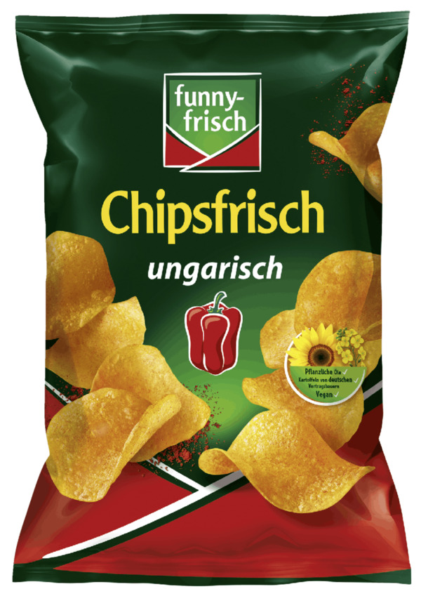 Bild 1 von Funny Frisch Chipsfrisch Ungarisch 40 x 40g (1,6 kg)