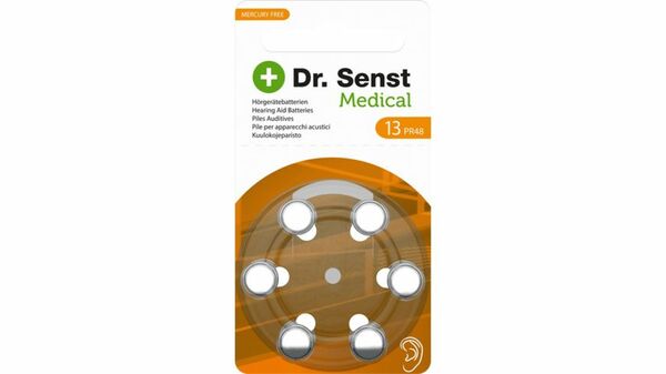 Bild 1 von Dr. Senst Medical Hörgerätebatterie ZA13