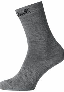 Jack Wolfskin Merino Classic Cut Socks Merino-Socken 38-40 grau grey heather