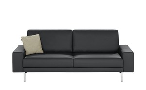 hülsta Sofa schwarz Maße (cm): B: 220 H: 85 T: 95 Polstermöbel
