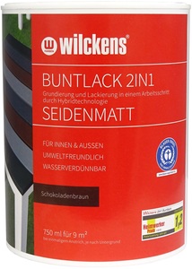 Wilckens Buntlack 2in1, seidenmatt - Dunkelbraun