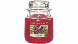 Yankee Candle Mittelgroße Kerze im Glas Red Raspberry