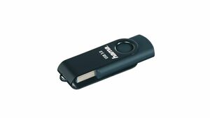 Hama USB-Stick "Rotate", USB 3.0, 128GB, 90MB/s, Petrolblau, Schmale Verpack.