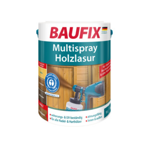 Baufix Multispray-Holzlasur nussbaum