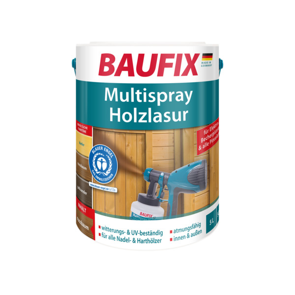 Bild 1 von Baufix Multispray-Holzlasur nussbaum