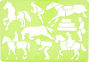 Bild 2 von IDEENWELT 6er Set Schablonen Pferde, Feen und Frühling