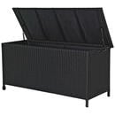 Bild 1 von Auflagenbox schwarz Polyrattan B/H/L: ca. 55x64x136 cm