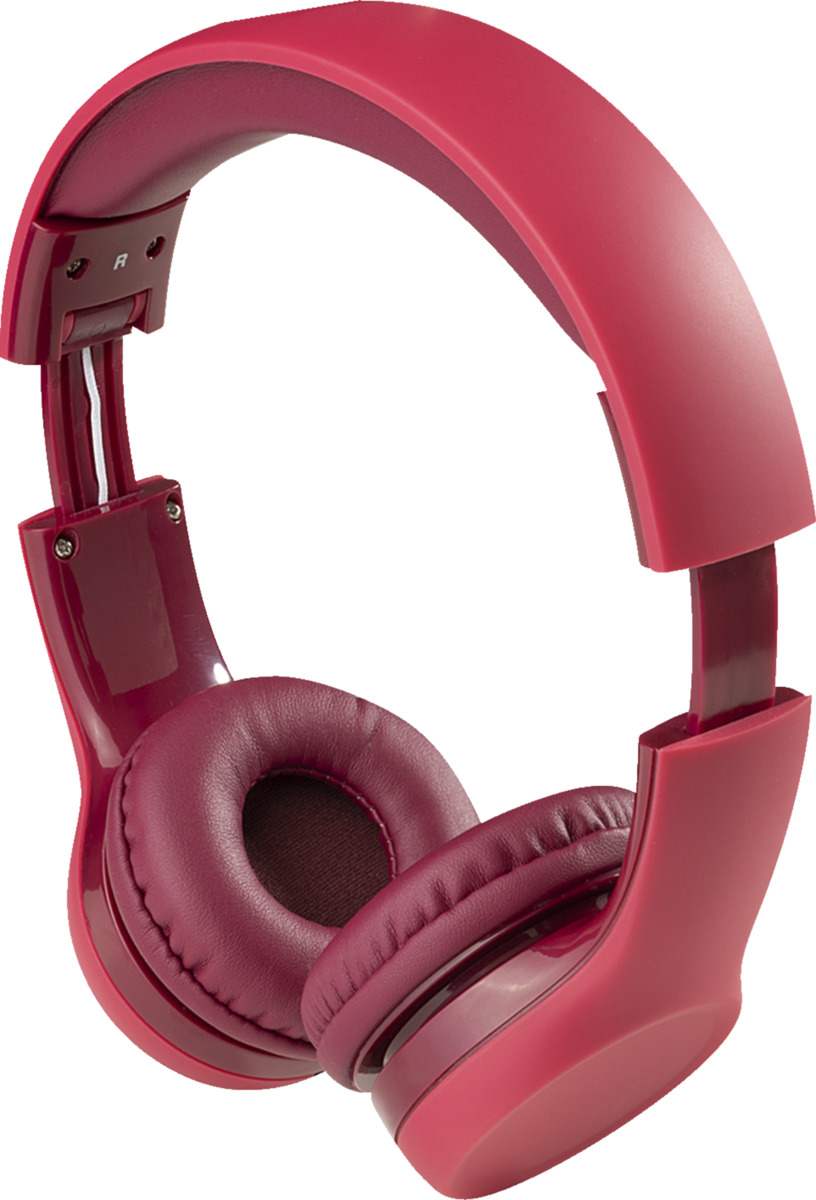 Bild 1 von IDEENWELT Kinder-Kopfhörer Dunkelrosa/Beere
