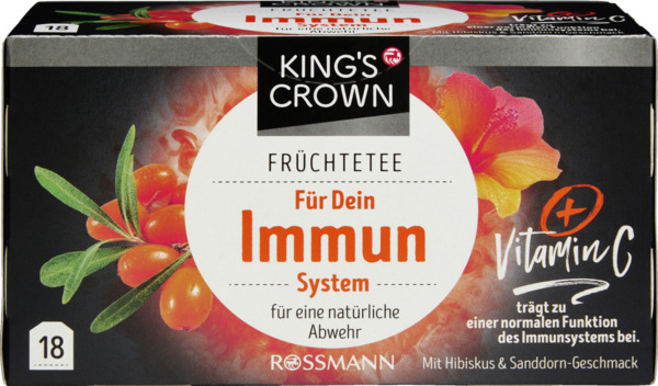 Bild 1 von KING'S CROWN Früchtetee Für Dein Immunsystem