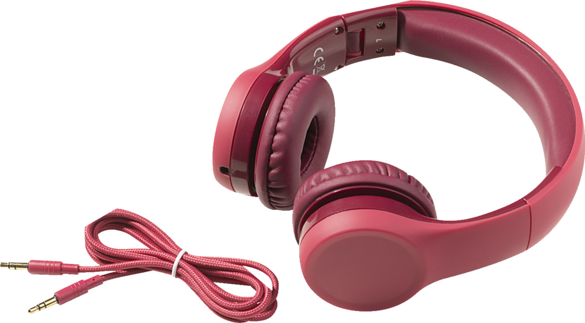 Bild 2 von IDEENWELT Kinder-Kopfhörer Dunkelrosa/Beere