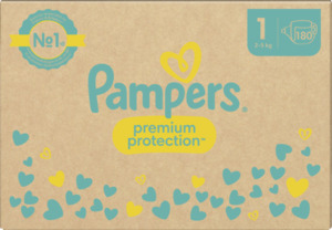 Pampers premium protection Windeln New Baby Gr.1 (2-5kg) Monatsbox