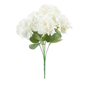 KODi Basic Kunstblume Hortensie weiß 34 cm