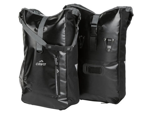 Bild 4 von CRIVIT Fahrrad-Gepäcktaschen-Set, 2 Stück, reflektierende Details