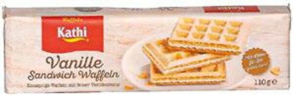 Bild 1 von Kathi Vanille-Sandwich-Waffeln