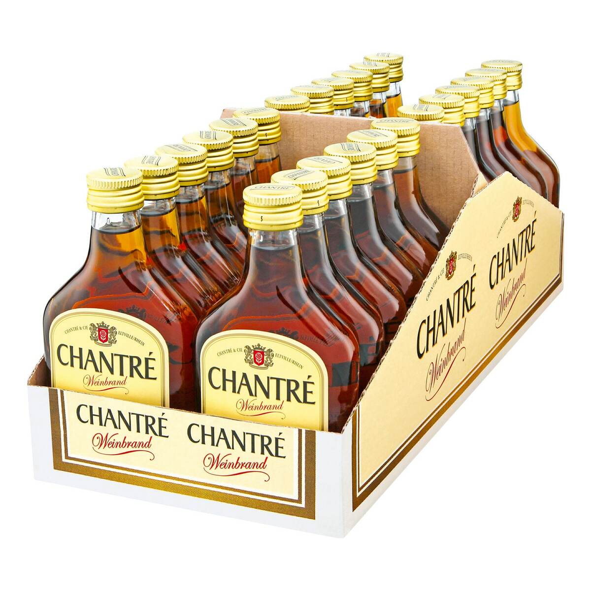 Bild 1 von Chantre Weinbrand 36,0 % Vol. 100 ml, 24er Pack