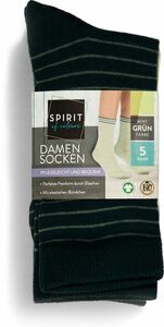 Spirit of Colours Damen Socken Blau Gr. 35-38