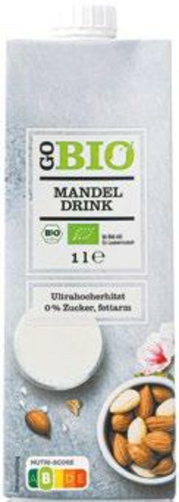 Bild 1 von GO BIO Mandel- oder Hafer-Drink