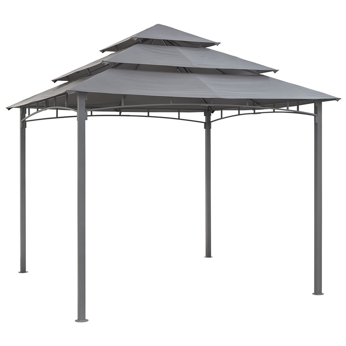 Bild 1 von Triplepavillon 'Tara' grau 300 x 300 x 270 cm