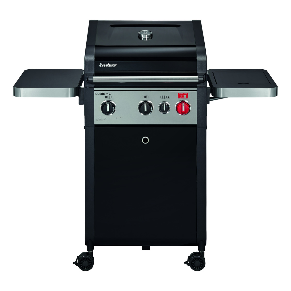 Enders Gasgrill 'Cubiq Pro 3 KR Turbo' schwarz 3 Brenner 122 x 54,5 x