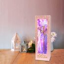 Bild 4 von Kunstblumenstrauß »Bunte Galaxie-Rose, 24K Goldfolie Rose mit LED Dekoration«, FeelGlad
