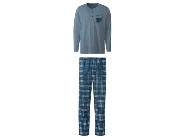 Bild 2 von LIVERGY® Herren Pyjama aus reiner Baumwolle
