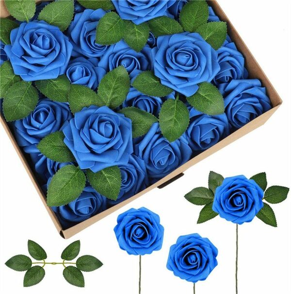 Bild 1 von Kunstblume »25pcs künstliche Blume Rose Geschenk-Box(27,5*25*5cm)«, HOBÙBÙME