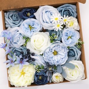 Kunstblume »Valentinstag künstliche Rose Blumen Geschenk-Box(25*25*5cm)«, HOBÙBÙME
