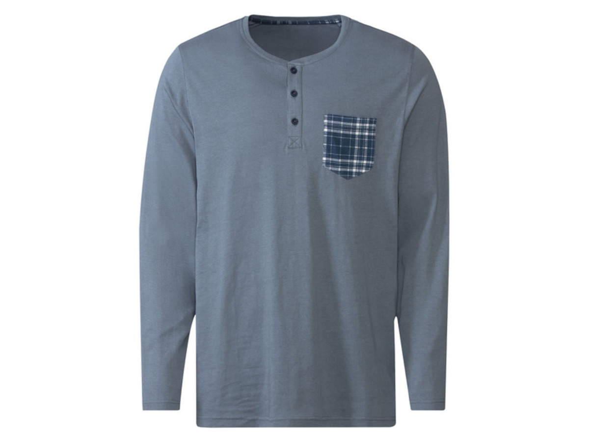 Bild 3 von LIVERGY® Herren Pyjama aus reiner Baumwolle