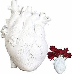 Housruse Dekovase »Herz Vase, Kreative Anatomisch Herzförmige Blumentopf Desktop Ornament« (1 herzförmige Vase)