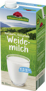 Schwarzwaldmilch Haltbare Fettarme Weidemilch 1,5% 1L