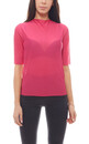 Bild 1 von NA-KD Plissee T-Shirt durchsichtiges Damen Shirt in einem knalligem Pink