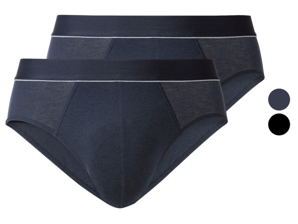 Bild 1 von LIVERGY® Herren Slips, 2 Stück, mit Fasern aus Meeresalgen