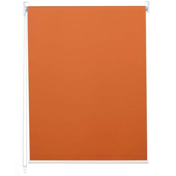 Bild 1 von Rollo MCW-D52, Fensterrollo Seitenzugrollo Jalousie, Sonnenschutz Verdunkelung blickdicht 80x160cm ~ orange