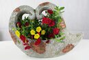 Bild 1 von Arnusa Blumentopf »Herz Form«, Gartendeko Gartenfigur aus Polyresin