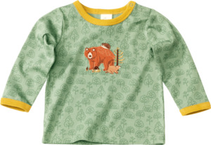 ALANA Baby Shirt, Gr. 80, aus Bio-Baumwolle, grün