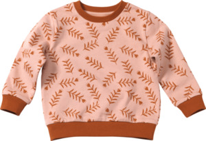 ALANA Kinder Pullover, Gr. 116, aus Bio-Baumwolle, rosa, braun